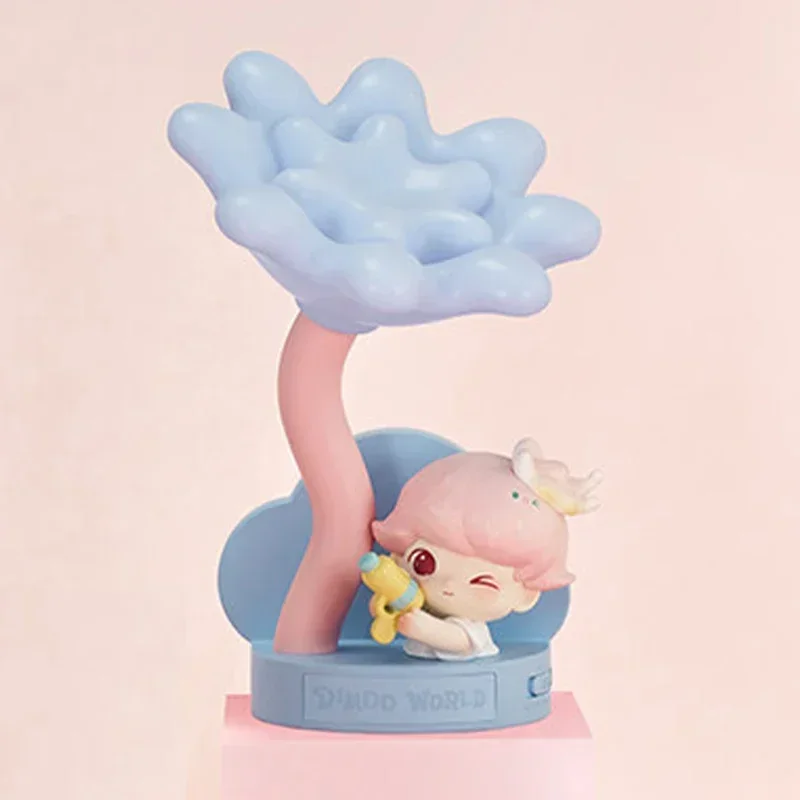 

POP MART Dimoo Moments In Bloom Series: Ночник с датчиком движения, Загадочная коробка, Оригинальная слепая коробка, Игрушки-сюрпризы, Украшение для сумки, Фигурка