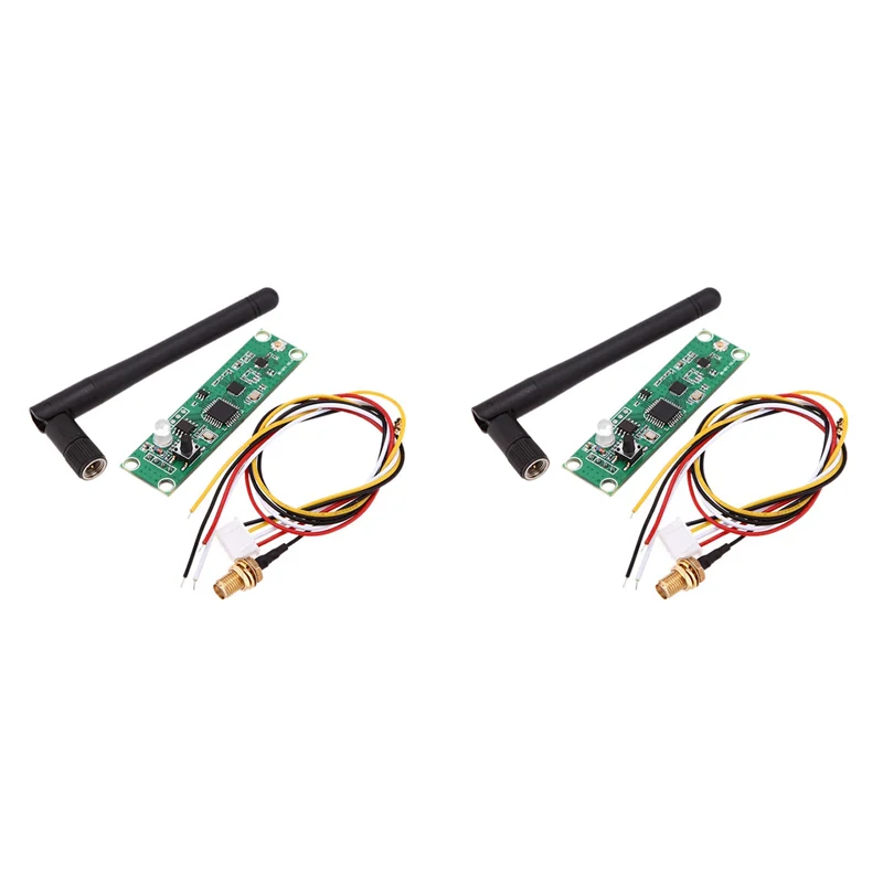 -ABGQ 2X 2.4G DMX Controller wireless DMX512 Trasmettitore Ricevitore 2 in 1 Modulo PCB con antenna per luce da palco fai da te incorporata