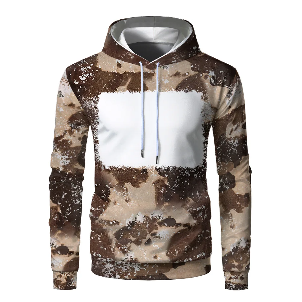 Blank Sublimation Hoodies Sports Clothes Sweatshirt Polyester Pullover Bulk Sublimation Blanks For Thermal Transfer Printing