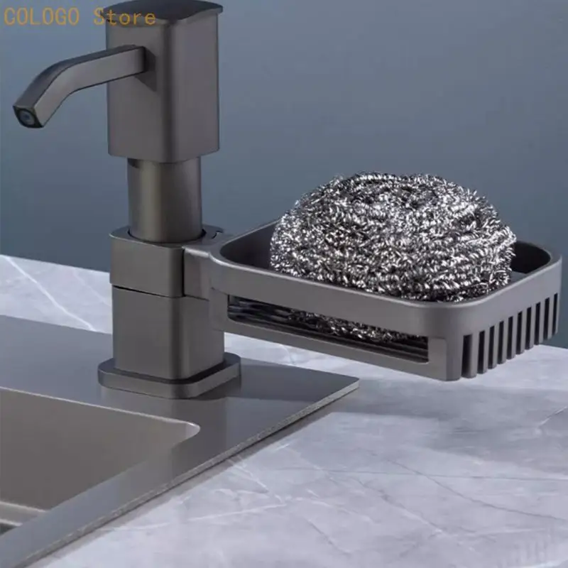 Kitchen Sink Soap Dispenser, Sink-Mounted Metal Press Pump for Dishwashing D0LD