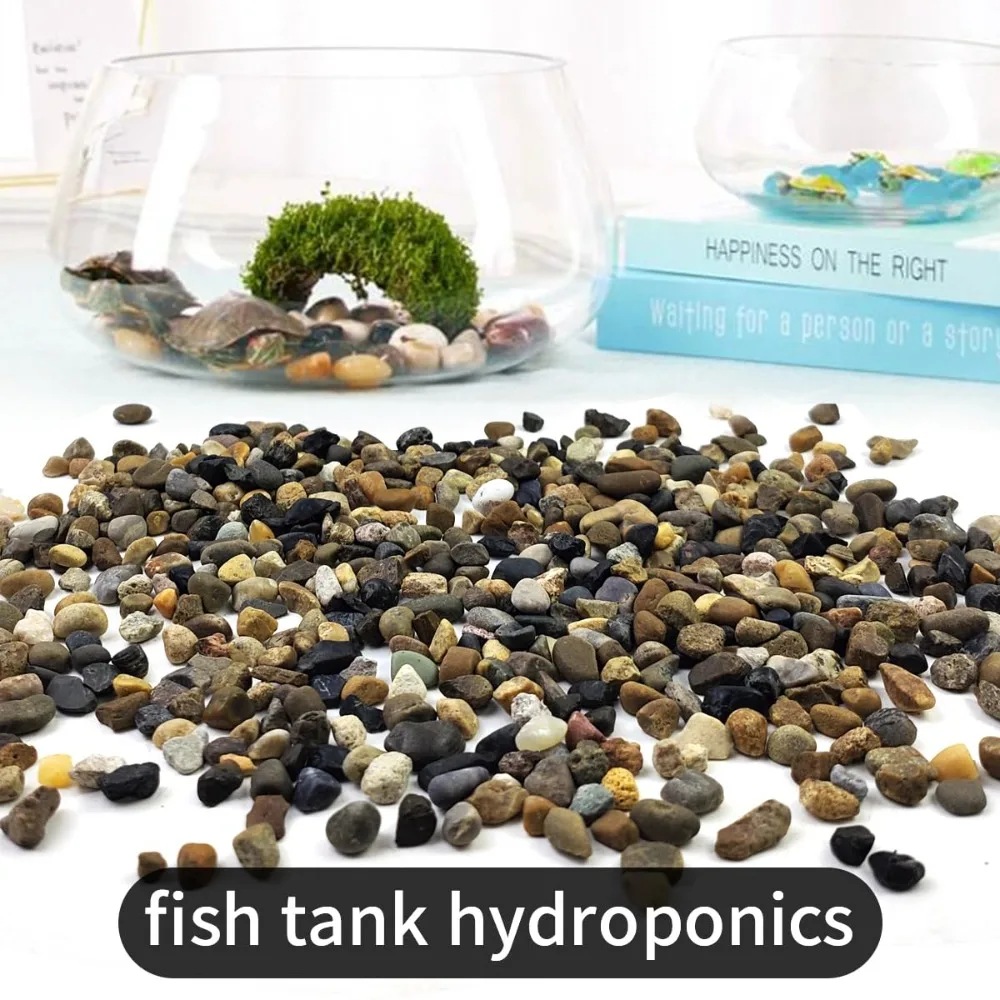 

Aquarium Decoration Flower Pot Paving Small River Rocks for Garden Decoration Landscaping 40LB Aquarium Gravel Vase Filling Fish