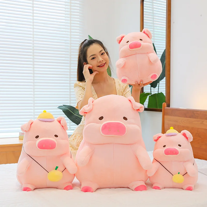 

Мягкая игрушка-подушка Lulu Pig с ароматом лимона, плюшевая фигурка для сна, декор для детской кроватки, унисекс