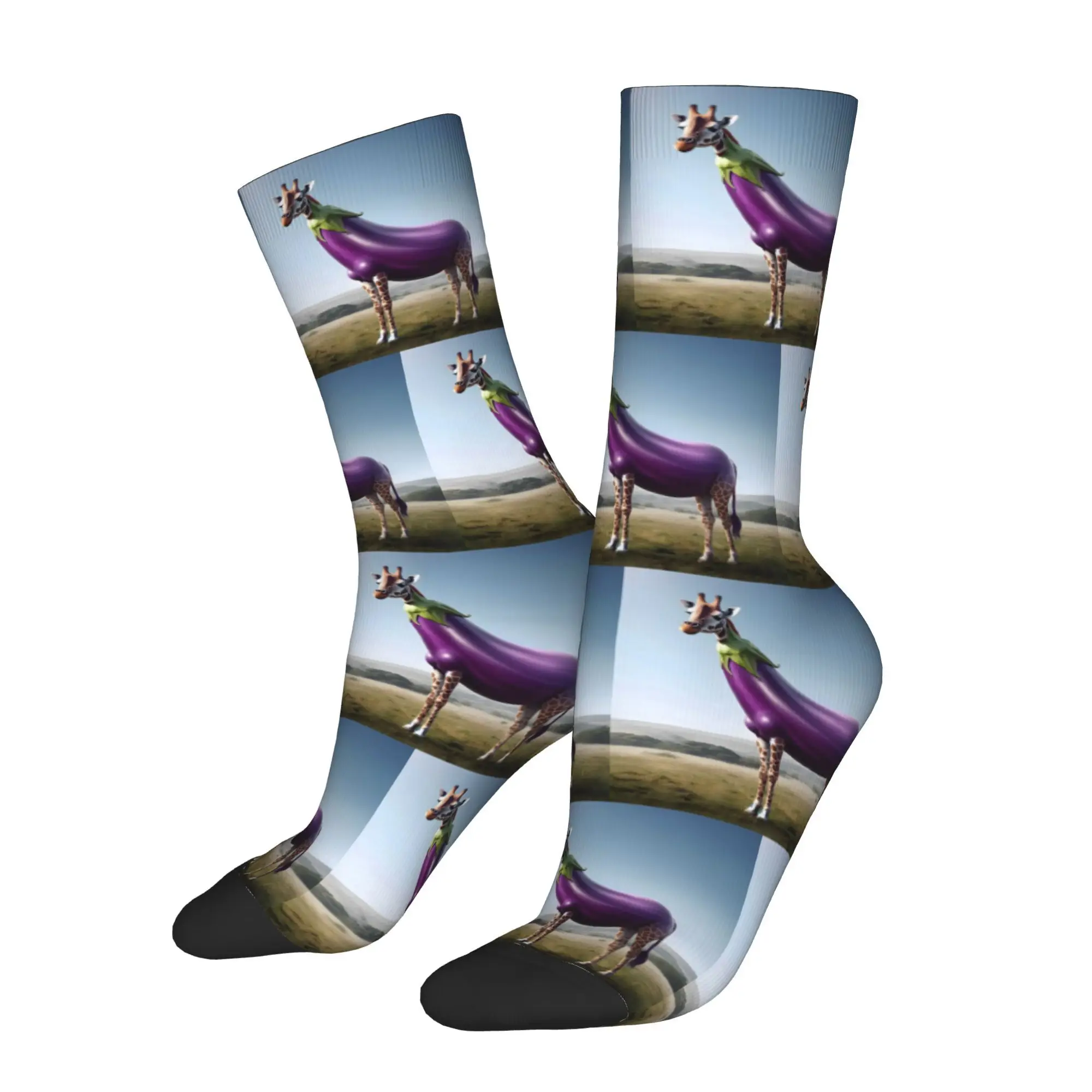 

Funny Happy Men's Socks Italian Brainrot Vintage Harajuku Street Style Novelty Crew Sock Gift Pattern Printed