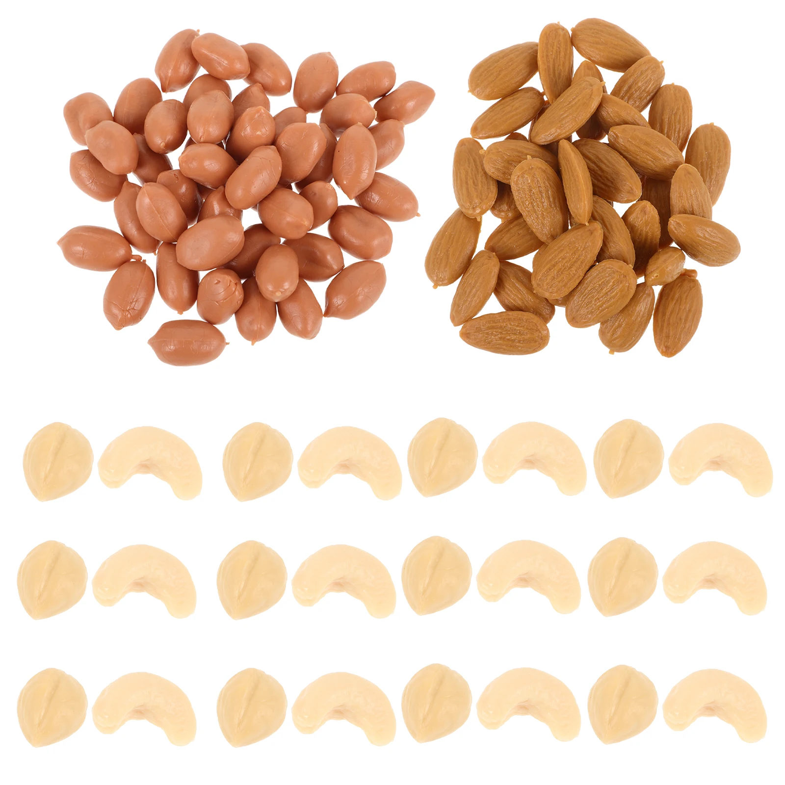 

1 set Simulation Nut Decor Fake Nuts Home Kitchen Walnut Model Plastic Mini Realistic Display House Craft DIY Photo Prop