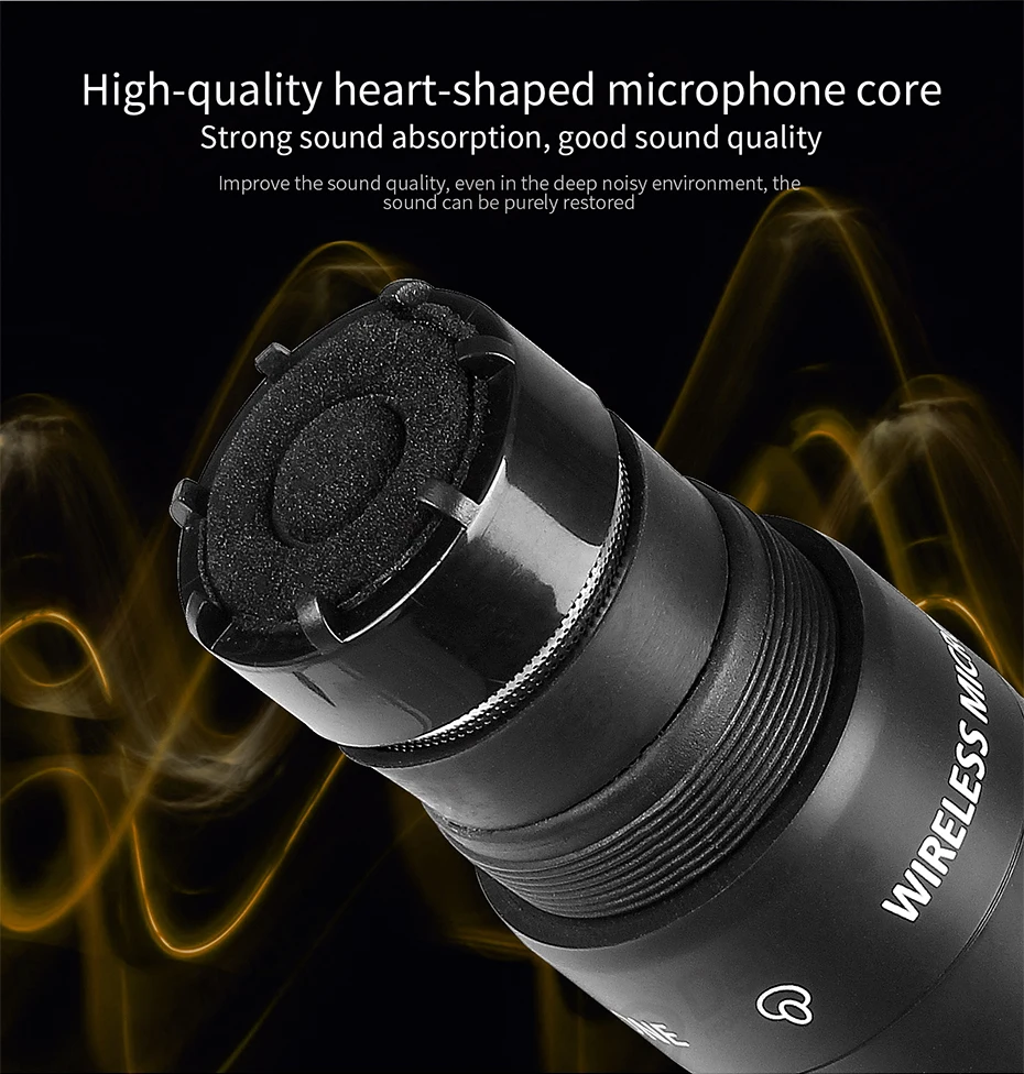 Wireless Handheld Microphone DV01/02 UHF Multi-frequency Optional Support Custom Content Card For Interview Live Broadcast