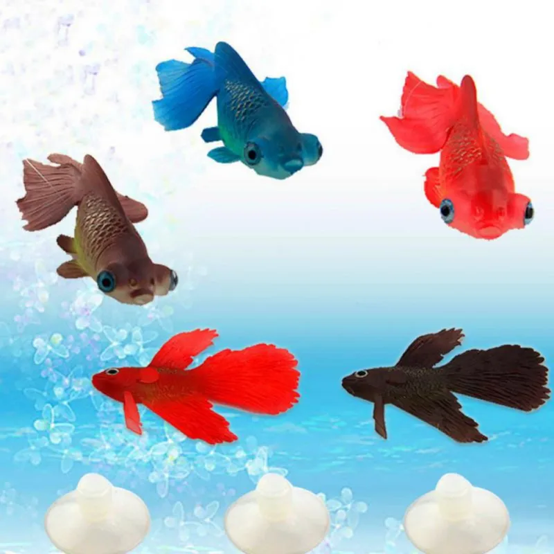 Artificial Silicone Swim Robofish Toy Fish Robotic Pet Fishing Tank Decoration Aquarium Decoration Aquarium Accessories