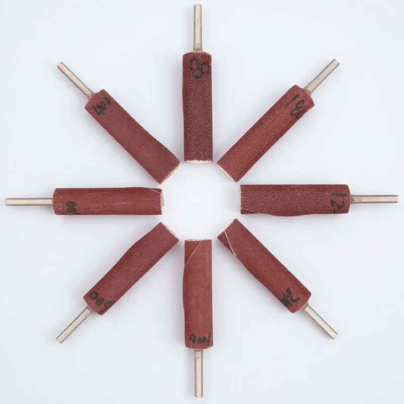 

1Set Flap Wheel Emery Sanding Drum Cylinder Head Porting Kit Durable for Jewelry Wood Art Polishing Rotary Tool Accessories