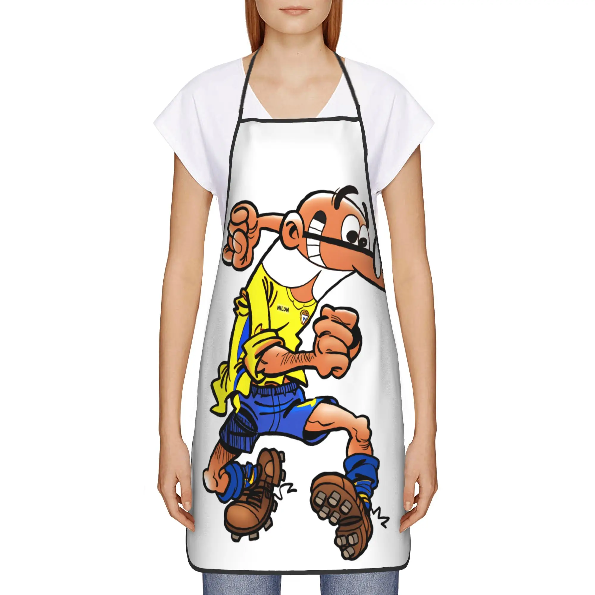 Mort & Phil Mortadelo y Filemón Apron  Cooking Fashion Kitchen Accessories Barber Restraunt Aprons without Pocket