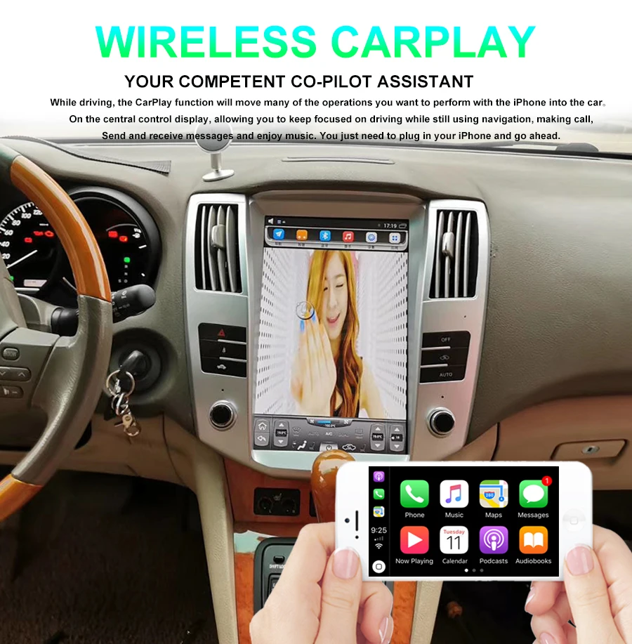 Android Touch Screen For Lexus RX300 RX330 RX350 RX400H 2003-2014 Auto Stereo Car Radio Multimedia Player GPS Navigation Carplay