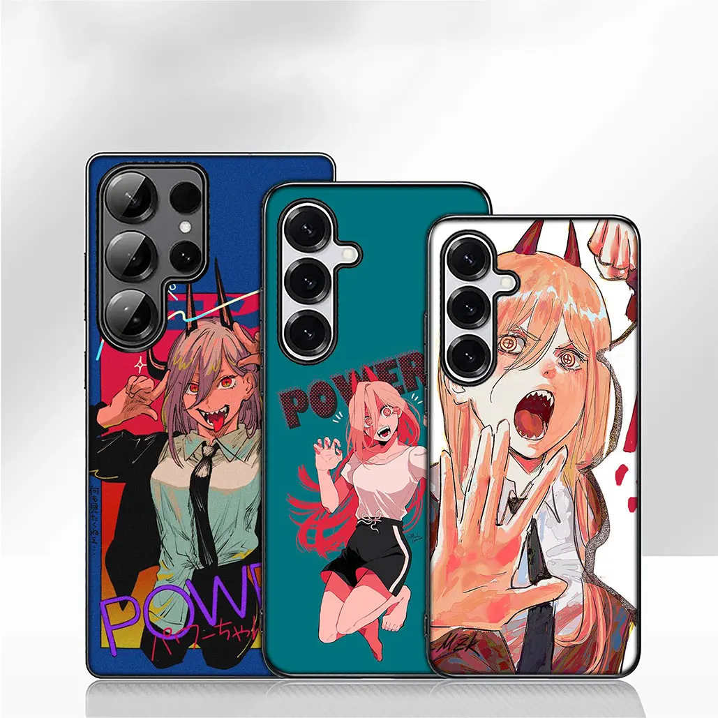 لسامسونج غالاكسي S25 S24 S22 S23 FE الترا زائد S7 M56 A05 A06 A15 A16 A26 A36 حالة تاتسوكي فوجيموتو بالمنشار رجل جير الكرتون #5