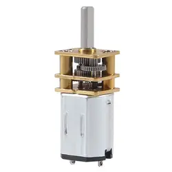 DC 3V 30RPM Speed Reduction Motor N20 3mm Shaft Mini Metal Gearwheel Gear Motor with Full Metal Gearbox Micro Motor