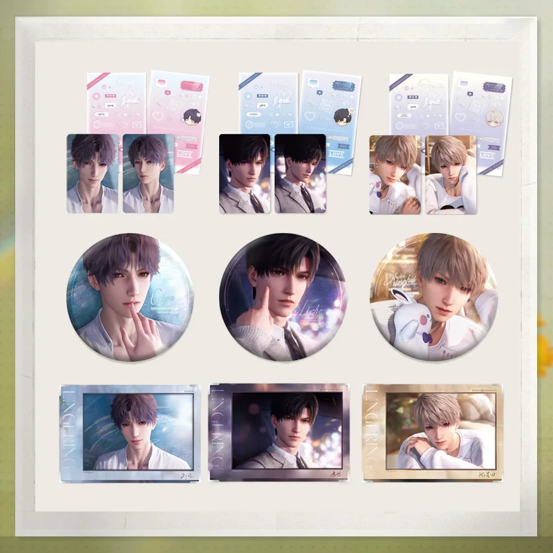 

Официальный товар Sunsyea Love and Deepspace, оригинальный значок серии MGYZC, акриловая подставка Qi Yu Li Shen Shen Xinghui