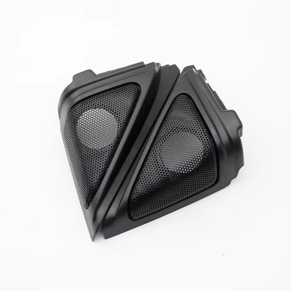 For Honda Accord 2018-2020 2pcs Car Door Panel Audio Speaker Tweeter Triangle Cover Trim Loudspeaker Case