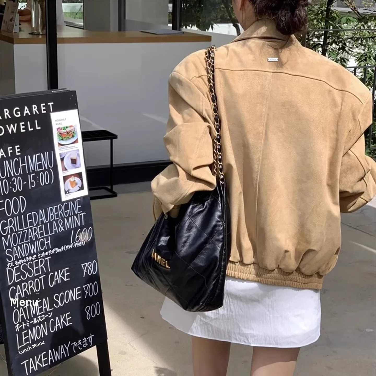 Retro Sle Women's ort Jaet Loose Fit Flip Collar Deer Skin Velvet Summer Casual Coat Small Size Lady Top Zipper Closure