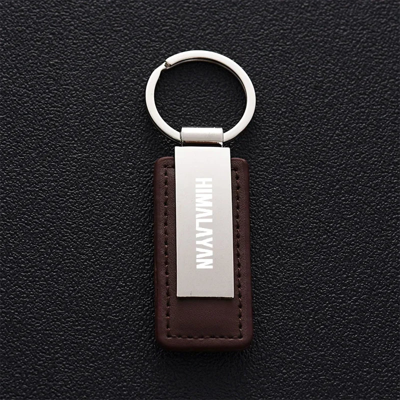 Motorcycle Key Decorative Key Ring High-end Leather Key Chain For Himalaya 450 HIMALAYAN 450 2024 2025 HIMALAYAN450 Keychain