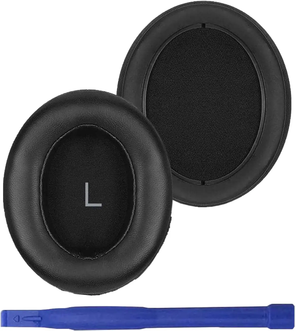 with Snap Replacement Earpads Protein Leather Ear Cushions Quite-Comfort Headset Ear Pads Earmuff Repair Parts for Sennheiser