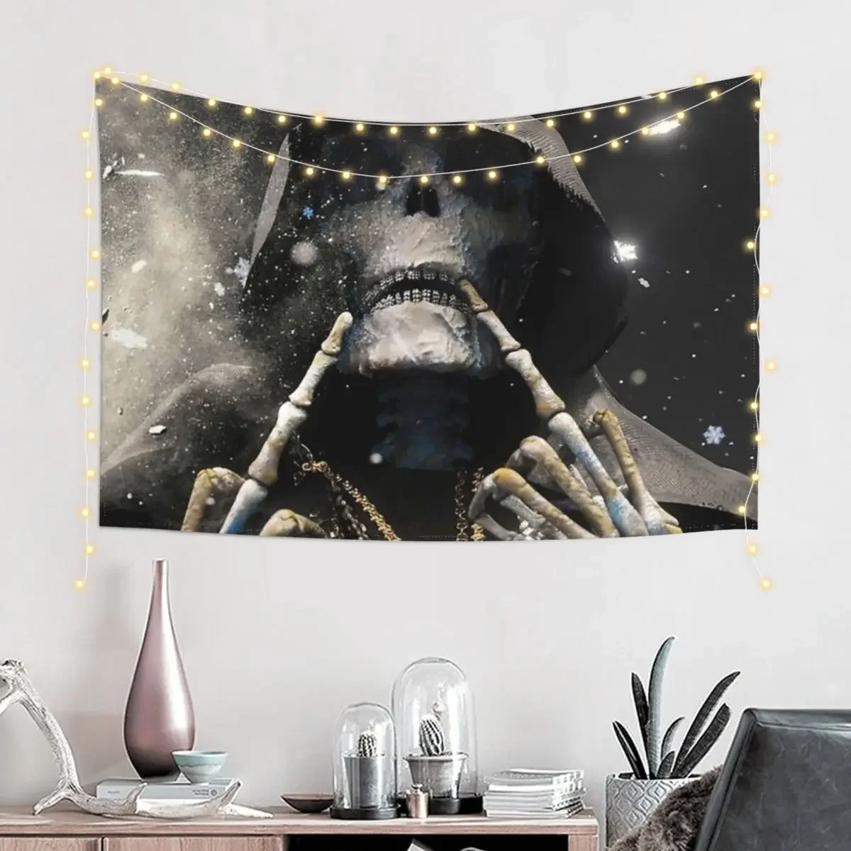 Big Grim reaper,big scarr Tapestry Room Decore Aesthetic Kawaii Room Decor Tapestry