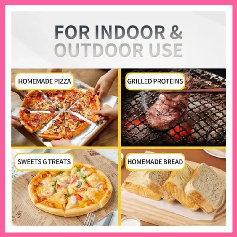 

ABNM Sliding Pizza Peel Pizza Peel Non-Stick Easy Transfer For Pizza Dough, Sliding Pizza Shovel With Handle