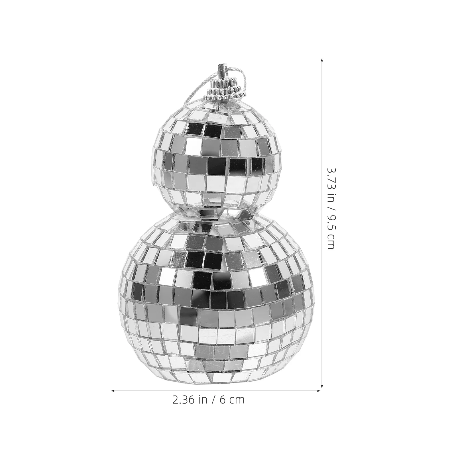 

Mirror Disco Ball Hanging Decoration Party Reflective Sparkling Ceiling Window Pendant for Birthday Wedding Ktv Club Bar