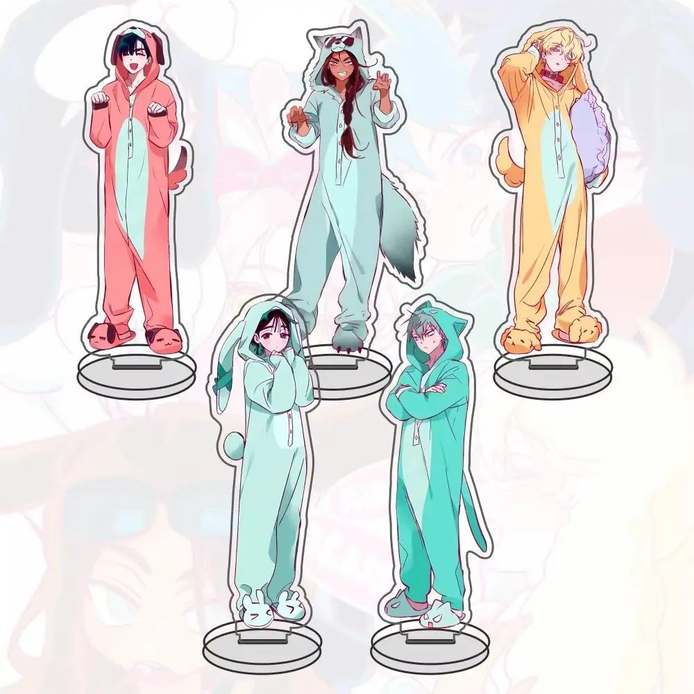Kawaii Alien Stage Acryl-Ständer Anime-Zubehör Raumdekoration Ivan Sua Anime-Modell Pyjama-Serie Luka Mizi Hyuna Geschenke für Fans