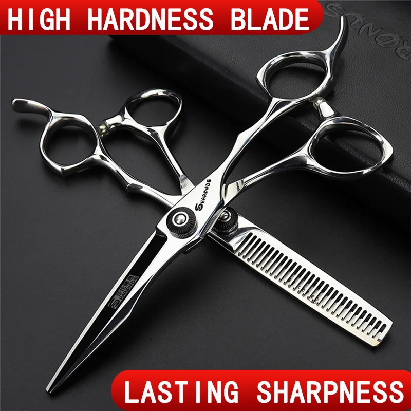 

SHARONDS 440c Japanese Steel Hair Scissors 5.5 6 Inch Professional Hairdressing Scissors Thinning Scissors Hair Cutting Scissors