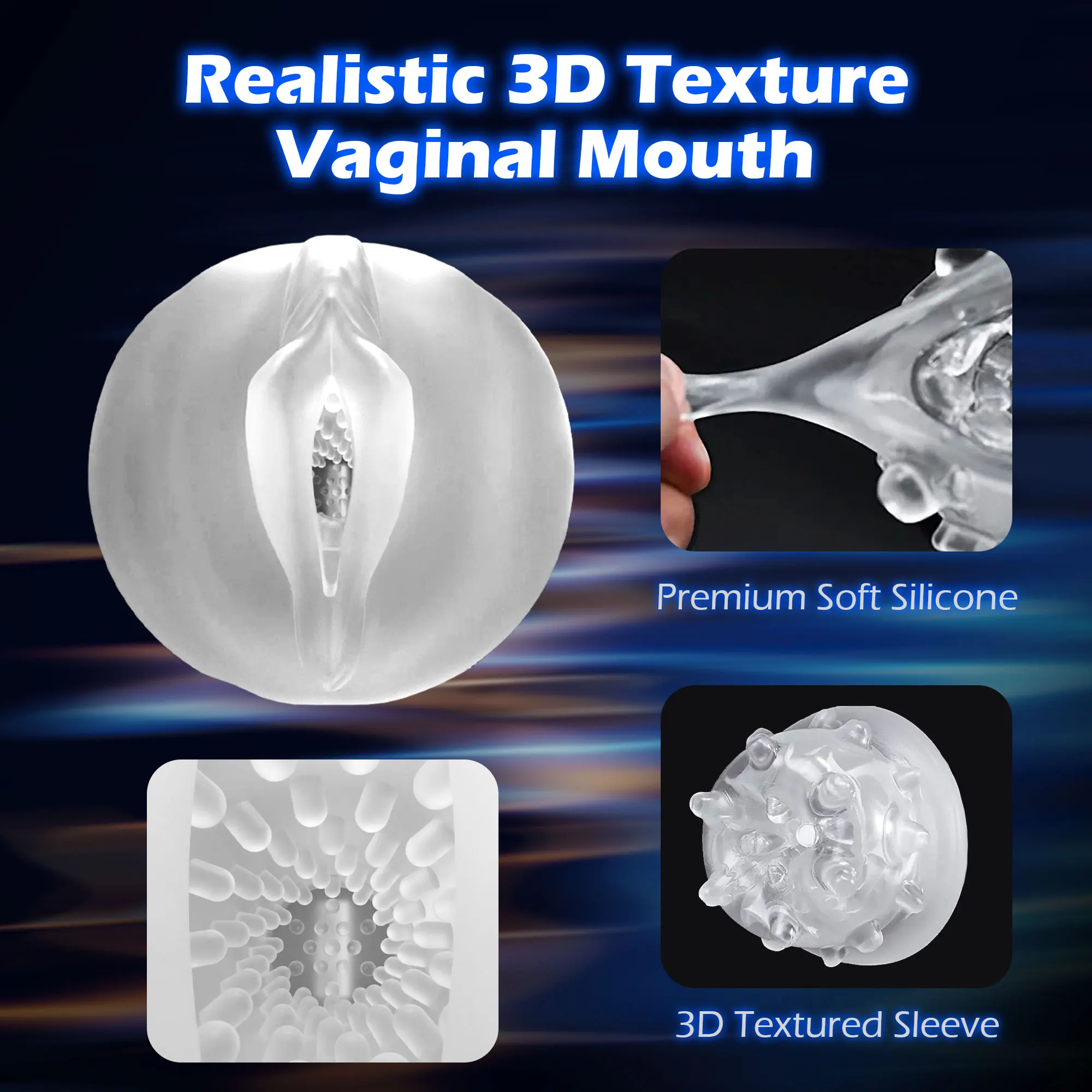 Masturbatore maschio automatico 4D realistico Vagina Pocket figa masturbazione rotazione telescopica giocattoli del sesso per gli uomini prodotti per adulti 18 +