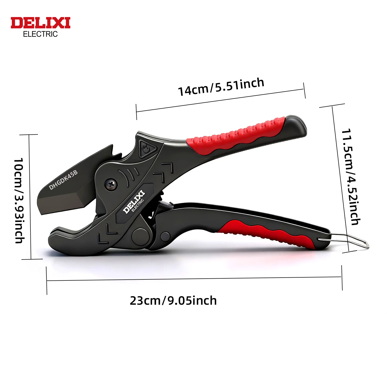 Ratchet Pipe Cutter with SK5 Blade 45mm,Fast Cutting Plastic Pipes,Hand Tool  Scissors Economize Labour Multi-tool Knife