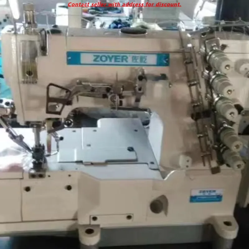 

ZY 500-01DA Zoyer High Speed Direct Drive Auto Trimmer Cover Stitch Interlock Industrial Sewing Machine