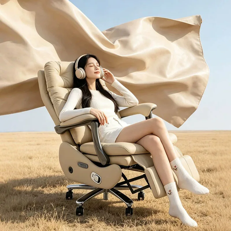 Recliner Swivel Office Chair Computer Luxury Modern Conference Backrest Office Chair Comfortable Arm Muebles Salon Furniture