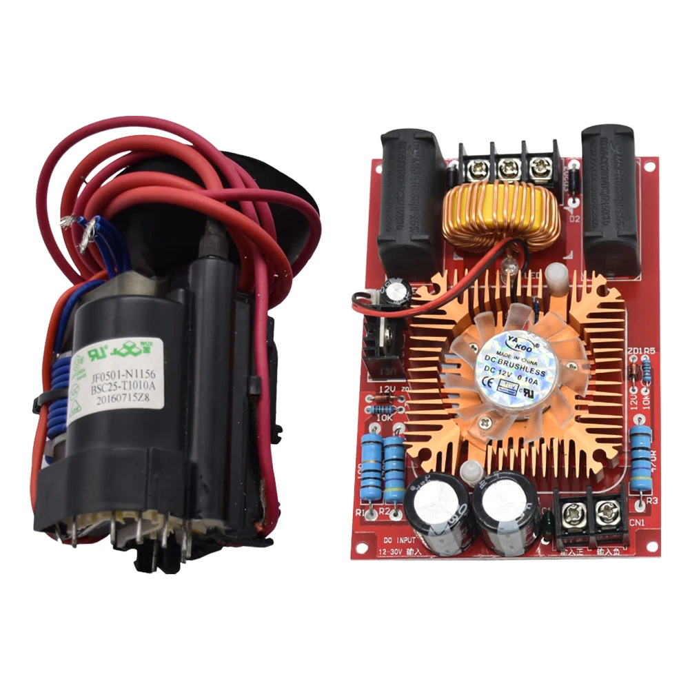 DC 12-30V ZVS Drive Board Module 15A 250W Boost High Voltage Coil Flyback Driver Generator Heating Module Ignition Coil