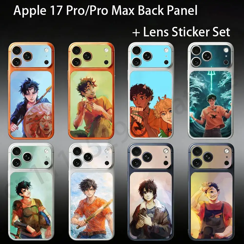 

P-Percy Jackson For iPhone 17pro/proMax Full body Back Cover Decal Skin Colorful Rear Protective Sticker Film