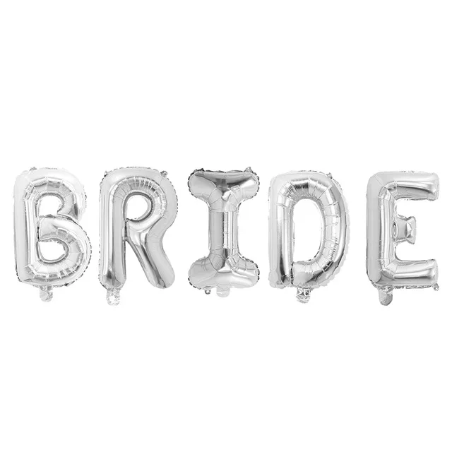 32Inch Rose Gold Silver Bride To Be Balloon Wedding Decorations Bride Letters Foil Ballon Bridal Shower Bachelor Party Supplies