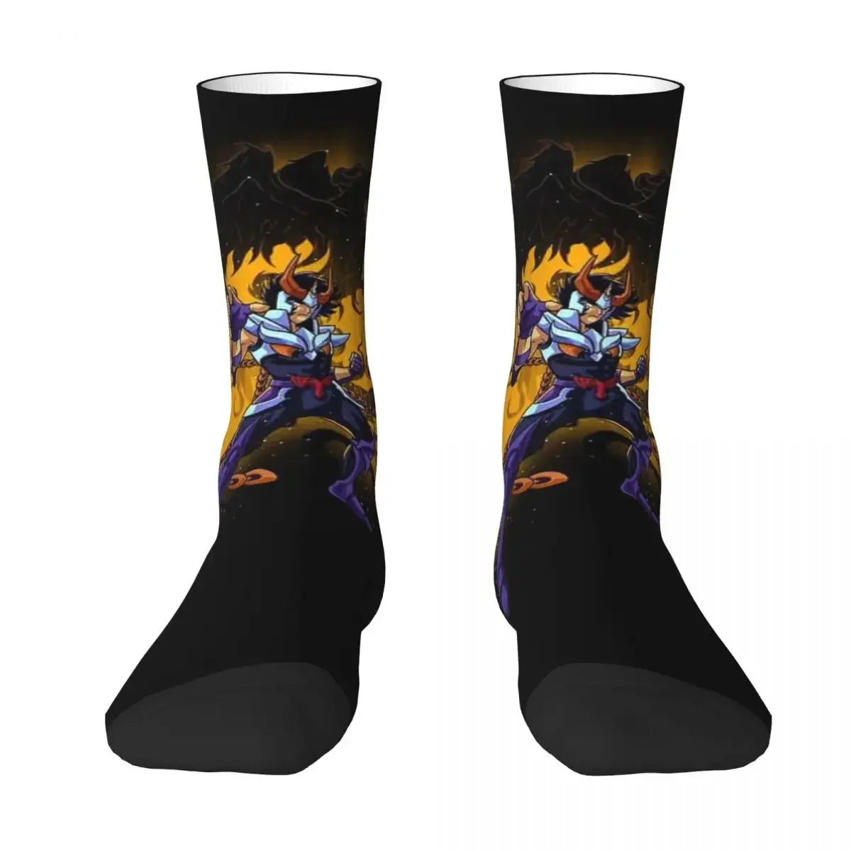 Les Chaussettes Seiya Knights Merch, Chaussettes Harajuku, Bas super doux, Chaussettes longues toutes saisons, Accessoires pour hommes et femmes, Cadeau d'anniversaire