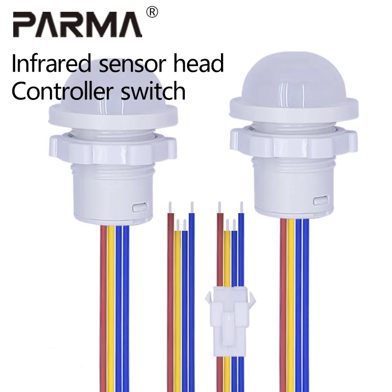 

Human body sensor switch AC220V infrared concealed probe transmission corridor intelligent delay light and sound
