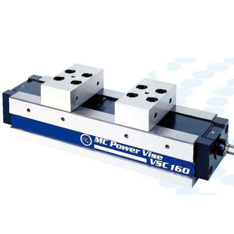 Double clamping self-centering precision vice