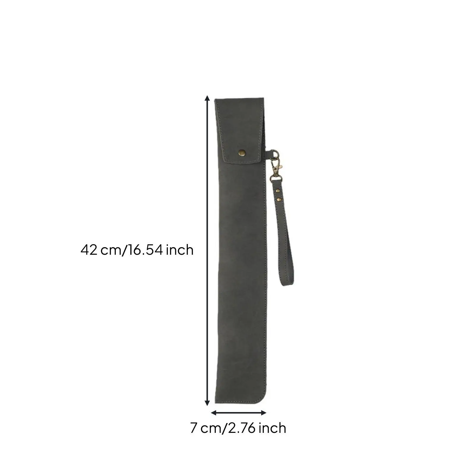 Drumstick Case PU Leather Hand Bag Percussion Tool Musical Drum Stick Organizer Accessory for Studio and Rehearsal image 5