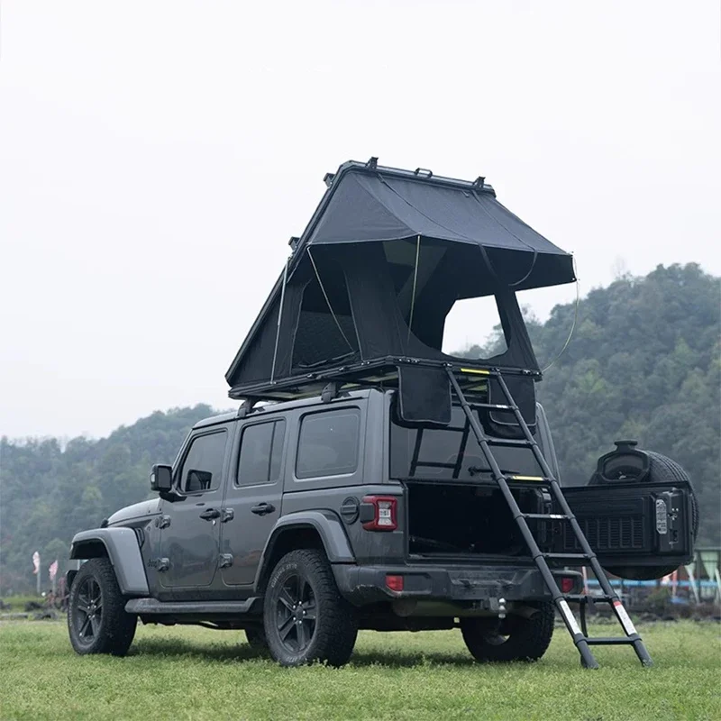 210CM Car Roof Tent Fully Automatic Folding SUV Camping Self-driving Tour Aluminum Alloy Car Tent Sunroof Convertible Hardtop