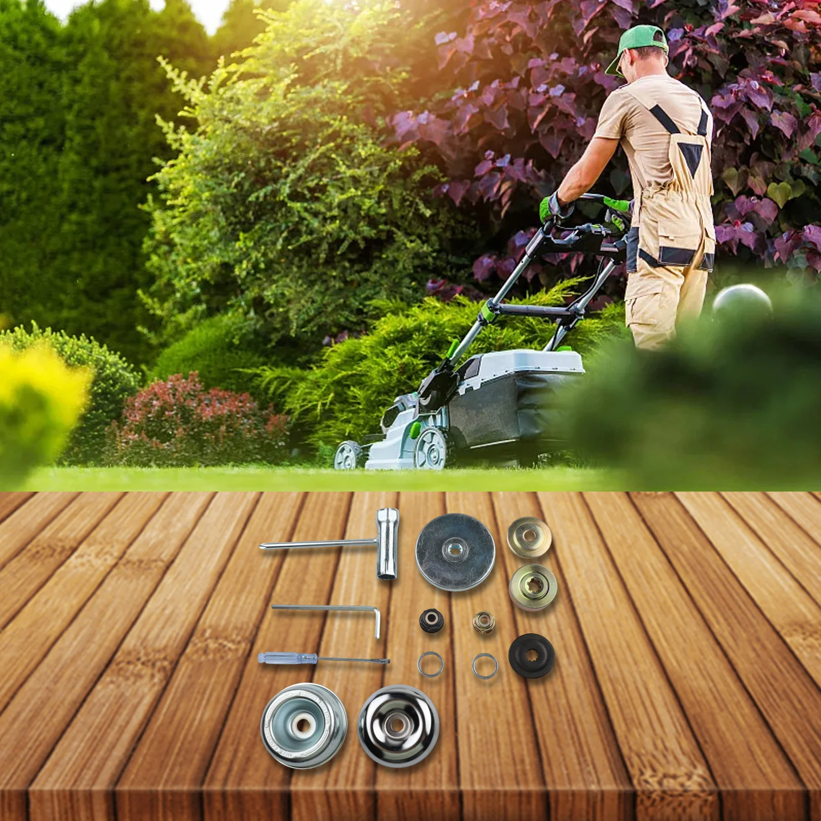 Easy Installation Lawn Mower Lawnmower Swivel Position 16.3cmx7cm 6.42inchx2.76inch Replacement Kit Robust Construction