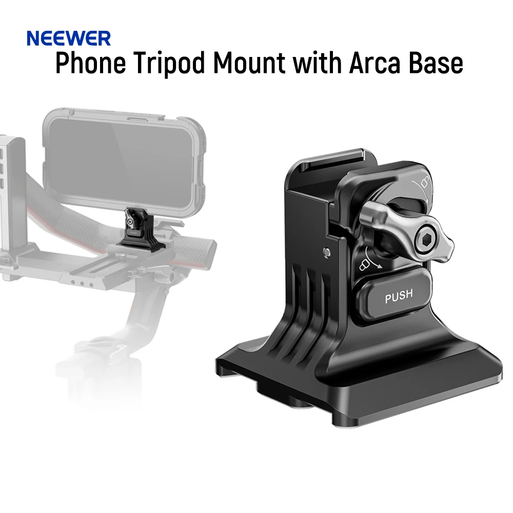 Neewer Phone Tripod Mount with Arca Base, 1/4