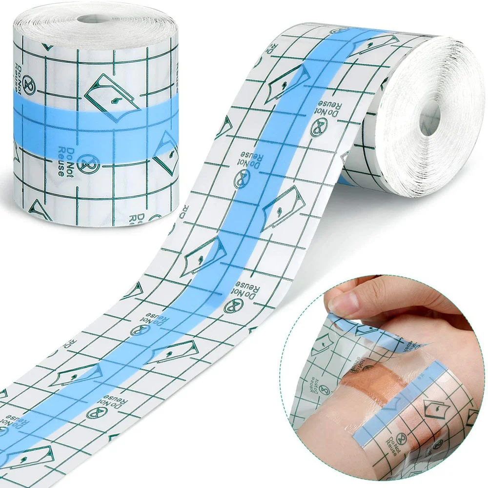 5m Waterproof Protective Tattoo Healing Film For Aftercare Bandage Transparent Skin Repair Wrap Roll Skin Wound Healing Tattoo