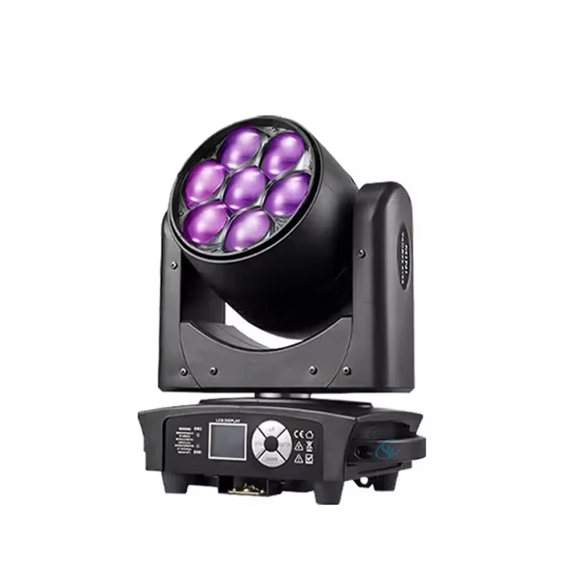 7 * 40W RGBW 4 w 1 Zoom Wash Moving Head Light Bee Eye Beam Stage Light DMX dla DJ Disco Wedding Nightclub