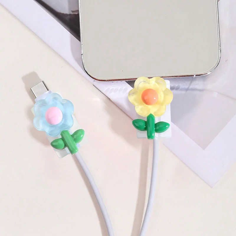 Picture 4: 2Pcs Cartoon Cable Protector Charging USB Data Line Earphone Cord Anti-break Winding Protector Cover