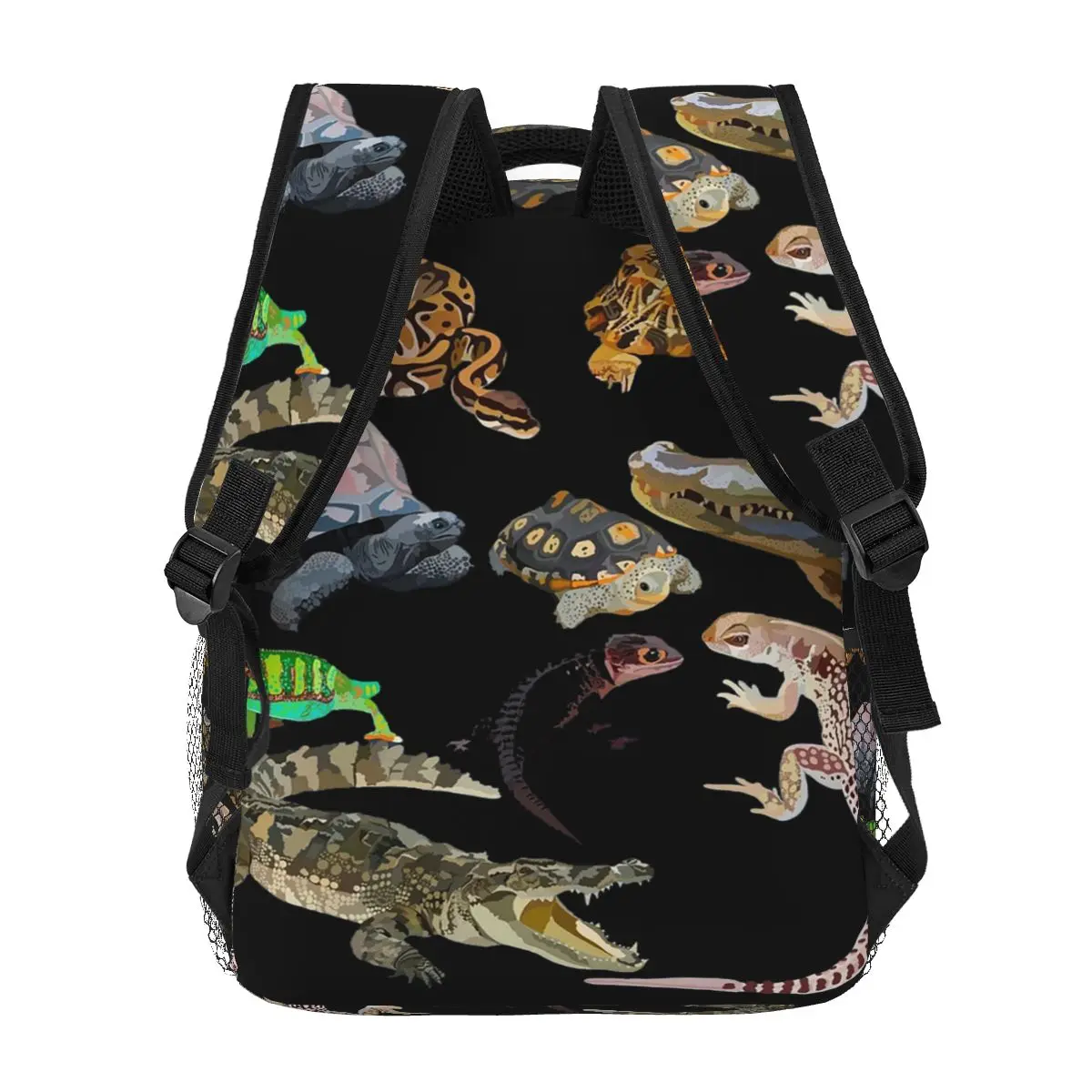 R Is For Reptile. Backpacks Boys Girls Bookbag Children School Bags Cartoon Laptop Rucksack Shoulder Bag Large Capacity