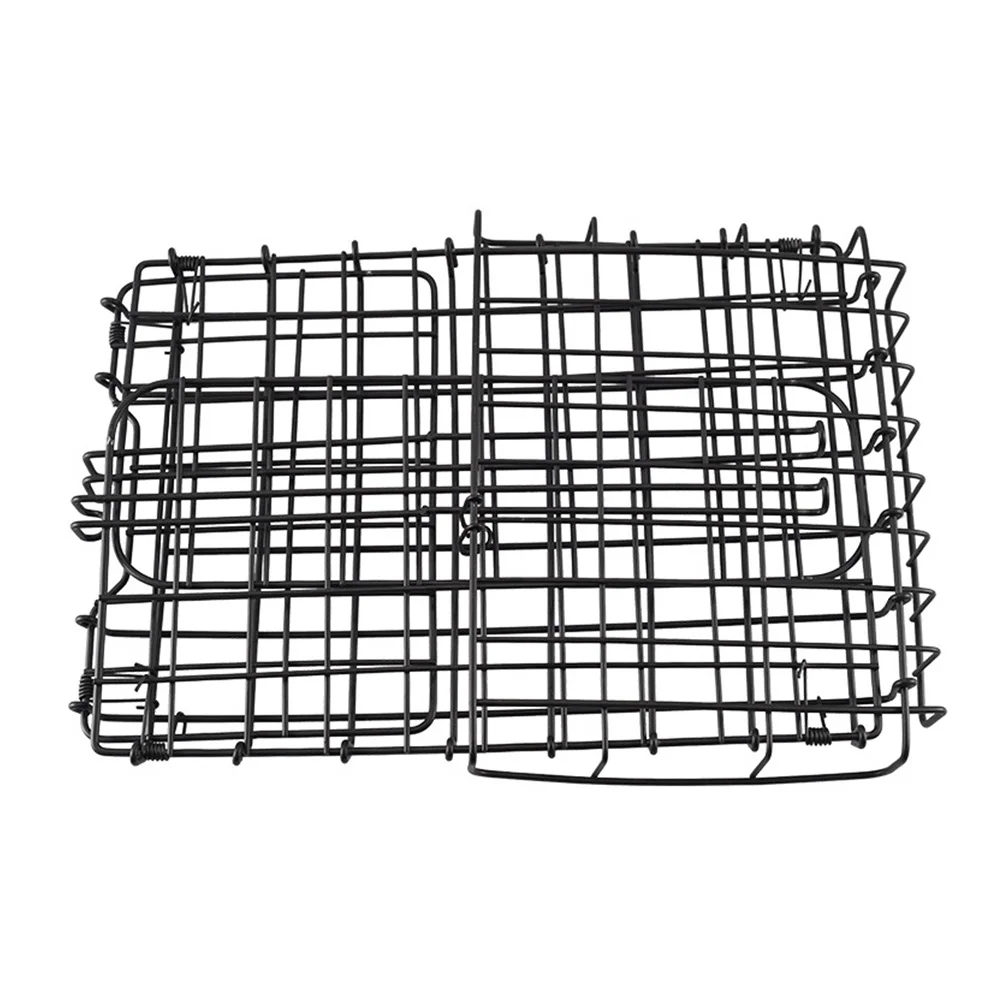 

Foldable Bike Basket Durable Steel Wire Storage For Pets Books Groceries Bike Rear Basket Thickened Bikes Professional Universal