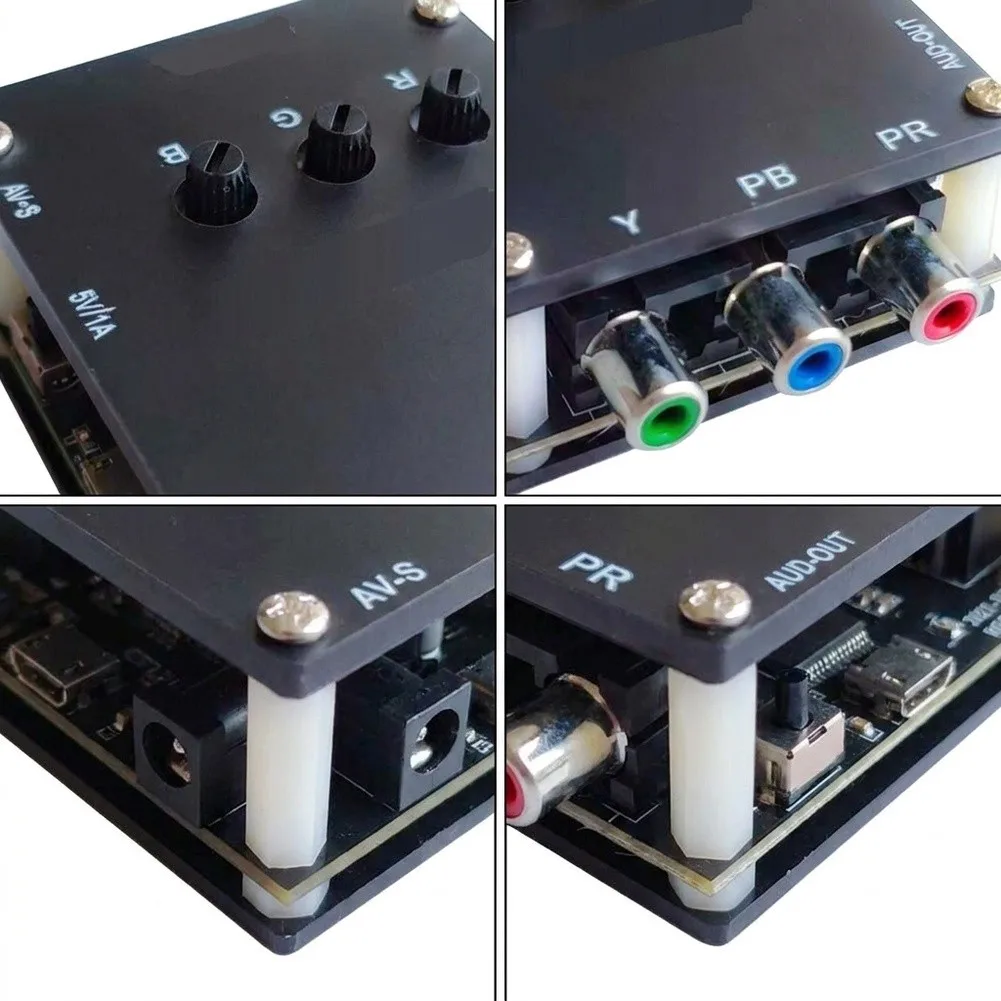 For RGBS to YPbPr Signal Transcoder Designed for Arcade PCBs and Vintage Consoles with Dedicated Separation Circuitry