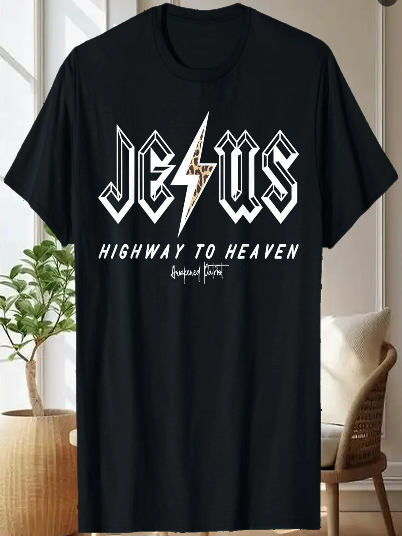 

Футболка «Иисус шоссе в небесах» в стиле рок-н-ролл Christians