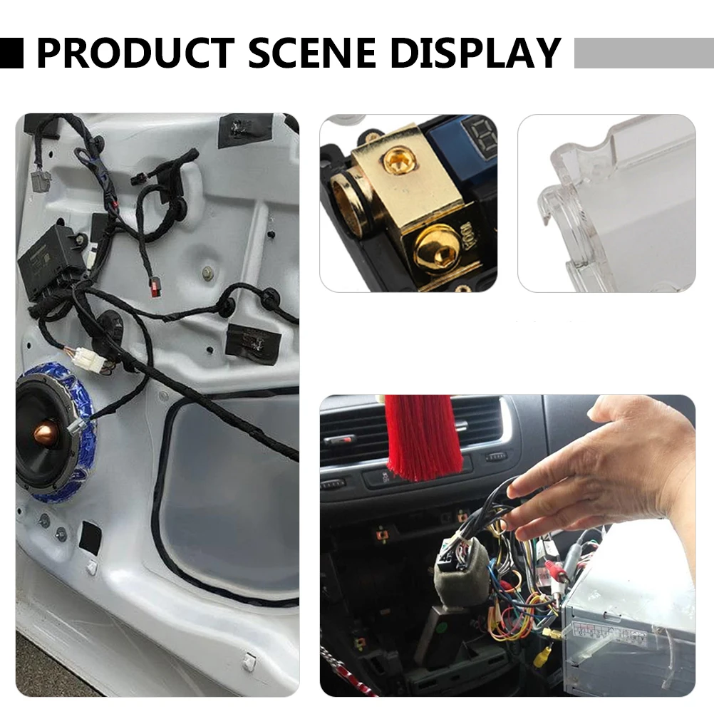 

Digital Fuse Holder LED Display Zinc Alloy Auto Power Off Car Audio Stereo Amplifier Voltage Protector High Performance Vehicle