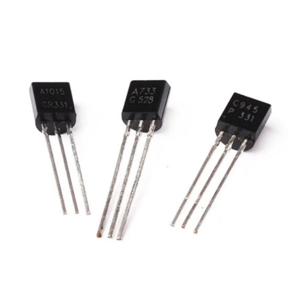 50PCS 2SC945 C945 2SC1815 C1815 2SA733 A733 2SA1015 A1015 2SC828 C828 TO92 Power NPN/PNP Type Transistor