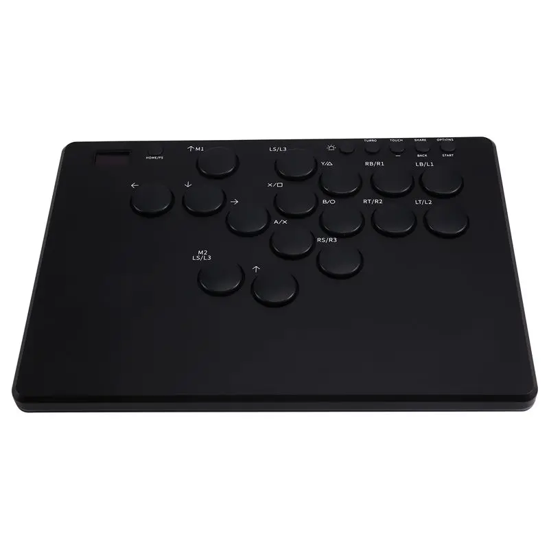 AY14 -Keyboard-Style RGB Lighting Shaker 14-Key Street Fighter 6 Fighting Keyboard Supports Macro Programming Replaceable Keys
