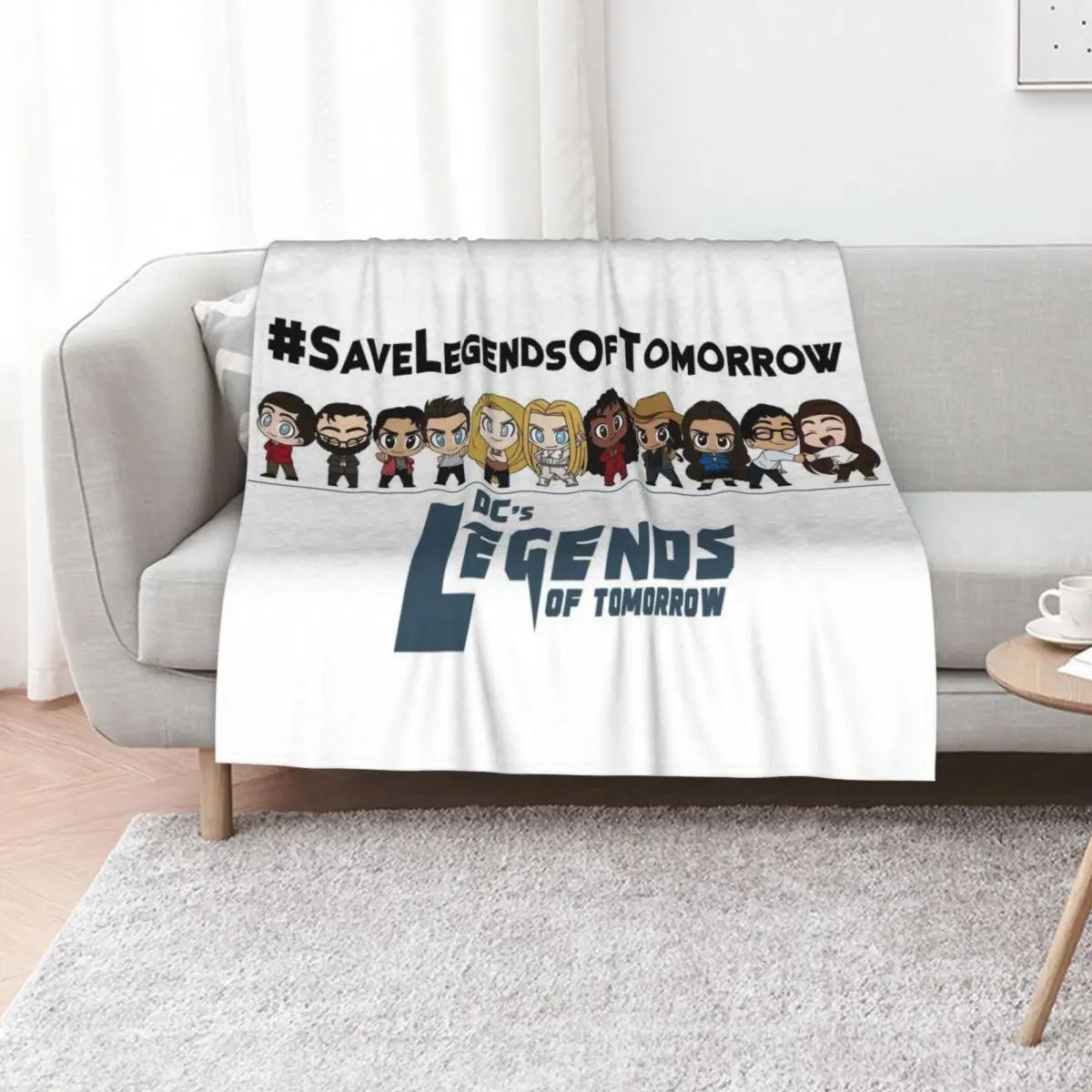 

Save Legends Of Tomorrow - Group Throw Blanket Decorative Sofa Single Soft Beds Sofa Blankets